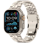 Cinturino per orologio in lega di titanio con chiusura di sicurezza removibile., For Apple Watch 46mm / 49mm / 45mm / 44mm, For Apple Watch 42mm / 41mm / 40mm / 38mm