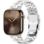 Cinturino per orologio in lega di titanio con chiusura di sicurezza removibile., For Apple Watch 46mm / 49mm / 45mm / 44mm, For Apple Watch 42mm / 41mm / 40mm / 38mm