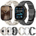 Cinturino per orologio in lega di titanio con chiusura di sicurezza removibile., For Apple Watch 46mm / 49mm / 45mm / 44mm, For Apple Watch 42mm / 41mm / 40mm / 38mm