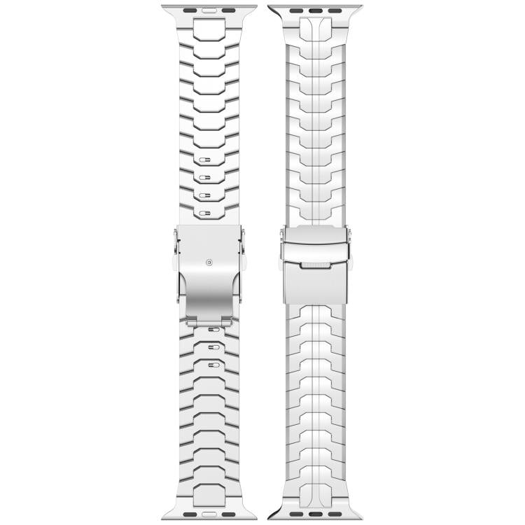 Cinturino per orologio in lega di titanio con chiusura di sicurezza removibile., For Apple Watch 46mm / 49mm / 45mm / 44mm, For Apple Watch 42mm / 41mm / 40mm / 38mm