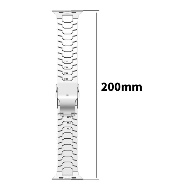 Cinturino per orologio in lega di titanio con chiusura di sicurezza removibile., For Apple Watch 46mm / 49mm / 45mm / 44mm, For Apple Watch 42mm / 41mm / 40mm / 38mm