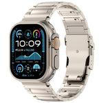 Cinturino per orologio in lega di titanio con chiusura di sicurezza a sgancio rapido a forma di I, For Apple Watch 46mm / 49mm / 45mm / 44mm, For Apple Watch 42mm / 41mm / 40mm / 38mm