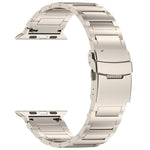 Cinturino per orologio in lega di titanio con chiusura di sicurezza a sgancio rapido a forma di I, For Apple Watch 46mm / 49mm / 45mm / 44mm, For Apple Watch 42mm / 41mm / 40mm / 38mm