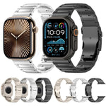 Cinturino per orologio in lega di titanio con chiusura di sicurezza a sgancio rapido a forma di I, For Apple Watch 46mm / 49mm / 45mm / 44mm, For Apple Watch 42mm / 41mm / 40mm / 38mm
