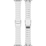Cinturino per orologio in lega di titanio con chiusura di sicurezza a sgancio rapido a forma di I, For Apple Watch 46mm / 49mm / 45mm / 44mm, For Apple Watch 42mm / 41mm / 40mm / 38mm