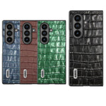 Custodia per telefono ABEEL in vera pelle con texture effetto coccodrillo., For Galaxy Z Fold8 Ultra 5G, For Samsung Galaxy Z Fold7 5G