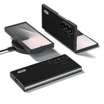Custodia per telefono ABEEL in vera pelle con texture litchi., For Galaxy Z Fold8 Ultra 5G, For Samsung Galaxy Z Fold7 5G