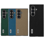 Custodia per telefono ABEEL in vera pelle con texture litchi., For Galaxy Z Fold8 Ultra 5G, For Samsung Galaxy Z Fold7 5G