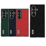 Custodia per telefono ABEEL in vera pelle con texture a croce., For Galaxy Z Fold8 Ultra 5G, For Samsung Galaxy Z Fold7 5G