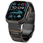 Cinturino per orologio in lega di titanio con chiusura di sicurezza a forma di I, For Apple Watch 46mm / 49mm / 45mm / 44mm, For Apple Watch 42mm / 41mm / 40mm / 38mm
