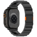 Cinturino per orologio in lega di titanio con chiusura magnetica a una sola sfera, spesso e robusto., For Apple Watch 46mm / 49mm / 45mm / 44mm, For Apple Watch 42mm / 41mm / 40mm / 38mm