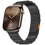 Cinturino per orologio in lega di titanio con chiusura magnetica a una sola sfera, spesso e robusto., For Apple Watch 46mm / 49mm / 45mm / 44mm, For Apple Watch 42mm / 41mm / 40mm / 38mm