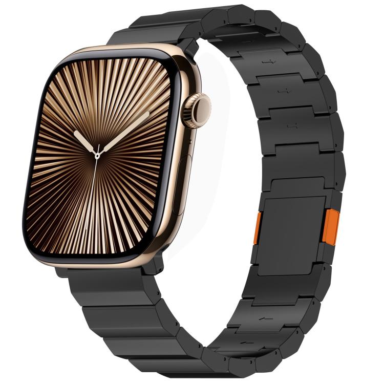 Cinturino per orologio in lega di titanio con chiusura magnetica a una sola sfera, spesso e robusto., For Apple Watch 46mm / 49mm / 45mm / 44mm, For Apple Watch 42mm / 41mm / 40mm / 38mm