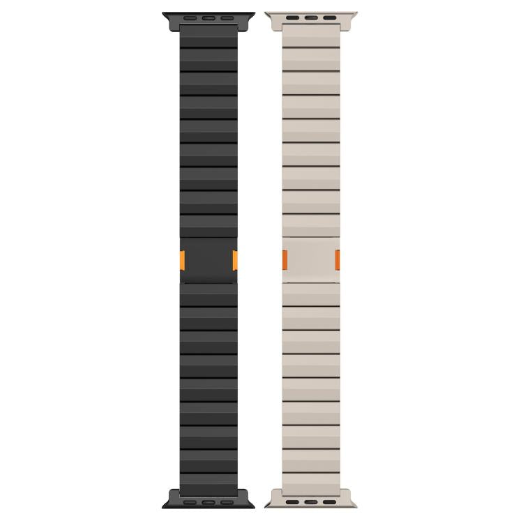 Cinturino per orologio in lega di titanio con chiusura magnetica a una sola sfera, spesso e robusto., For Apple Watch 46mm / 49mm / 45mm / 44mm, For Apple Watch 42mm / 41mm / 40mm / 38mm