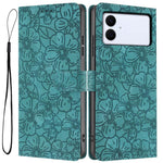 Custodia per telefono in pelle con motivo a fiori di ciliegio in rilievo, For Samsung Galaxy S26 Edge 5G, For Samsung Galaxy S26 Ultra 5G, For Samsung Galaxy S26 5G