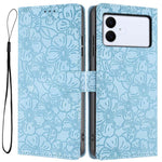 Custodia per telefono in pelle con motivo a fiori di ciliegio in rilievo, For Samsung Galaxy S26 Edge 5G, For Samsung Galaxy S26 Ultra 5G, For Samsung Galaxy S26 5G