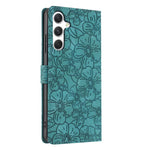 Custodia per telefono in pelle con motivo a fiori di ciliegio in rilievo, For Samsung Galaxy S25 FE 5G, For Samsung Galaxy S25 Edge 5G, For Samsung Galaxy S25 5G