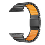 Cinturino per orologio in acciaio inossidabile con fibbia magnetica Norman integrata a una sola perlina, For Apple Watch 46mm / 49mm / 45mm / 44mm