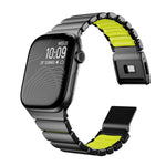 Cinturino per orologio in acciaio inossidabile con fibbia magnetica Norman integrata a una sola perlina, For Apple Watch 46mm / 49mm / 45mm / 44mm