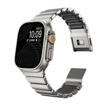 Cinturino per orologio in acciaio inossidabile con fibbia magnetica Norman integrata a una sola perlina, For Apple Watch 46mm / 49mm / 45mm / 44mm
