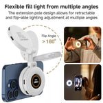 Luce di riempimento magnetica pieghevole per smartphone
