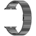 Cinturino per orologio in lega di titanio con fibbia piatta a sgancio rapido a una sola perlina, For Apple Watch 46mm / 49mm / 45mm / 44mm, For Apple Watch 42mm / 41mm / 40mm / 38mm