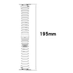 Cinturino per orologio in lega di titanio con fibbia piatta a sgancio rapido a una sola perlina, For Apple Watch 46mm / 49mm / 45mm / 44mm, For Apple Watch 42mm / 41mm / 40mm / 38mm