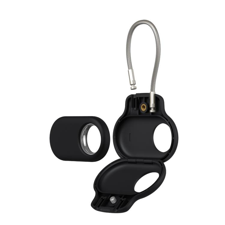 Localizzatore di posizionamento con filo d'acciaio e copertura protettiva in silicone, For Samsung Galaxy SmartTag
