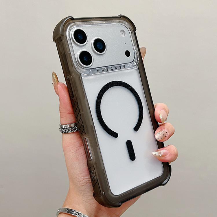 Custodia ibrida 3 in 1 in TPU opaco trasparente con supporto MagSafe per telefono., For iPhone 17 Pro Max, For iPhone 17 Pro, For iPhone 17, For iPhone Air