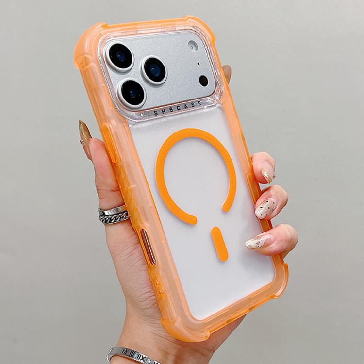 Custodia ibrida 3 in 1 in TPU opaco trasparente con supporto MagSafe per telefono., For iPhone 17 Pro Max, For iPhone 17 Pro, For iPhone 17, For iPhone Air