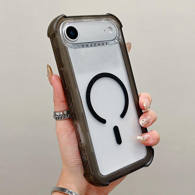 Custodia ibrida 3 in 1 in TPU opaco trasparente con supporto MagSafe per telefono., For iPhone 17 Pro Max, For iPhone 17 Pro, For iPhone 17, For iPhone Air
