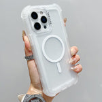 Custodia ibrida 3 in 1 in TPU opaco trasparente con supporto MagSafe per telefono., For iPhone 15 Pro Max, For iPhone 15 Pro, For iPhone 15 Plus, For iPhone 15