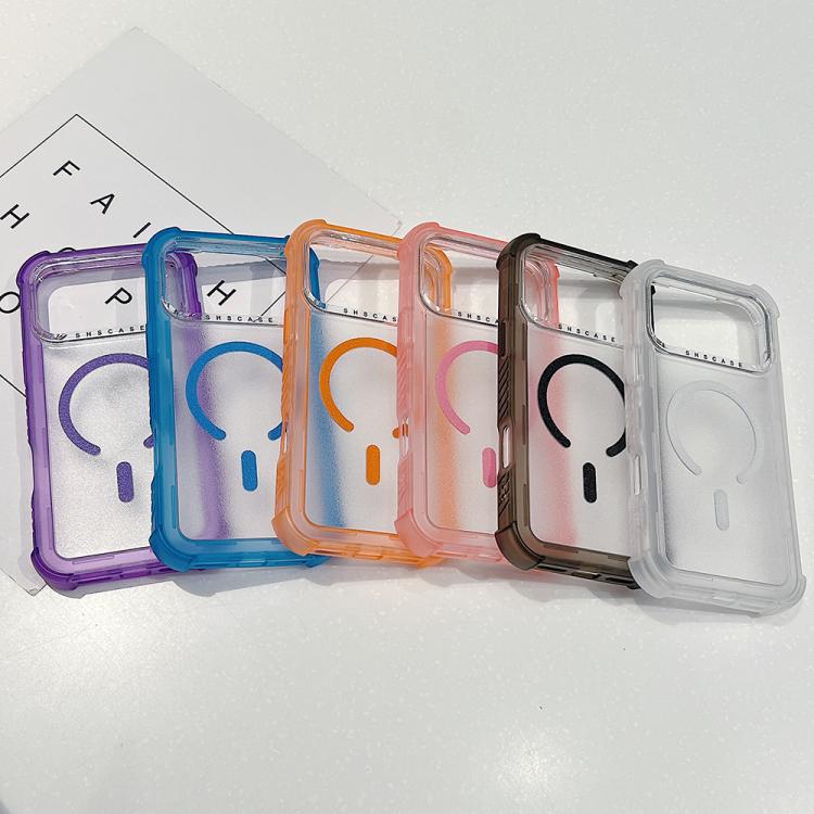 Custodia ibrida 3 in 1 in TPU opaco trasparente con supporto MagSafe per telefono., For iPhone 14 Plus, For iPhone 14, For iPhone 14 Pro, For iPhone 14 Pro Max