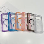 Custodia ibrida 3 in 1 in TPU opaco trasparente con supporto MagSafe per telefono., For iPhone 15 Pro Max, For iPhone 15 Pro, For iPhone 15 Plus, For iPhone 15
