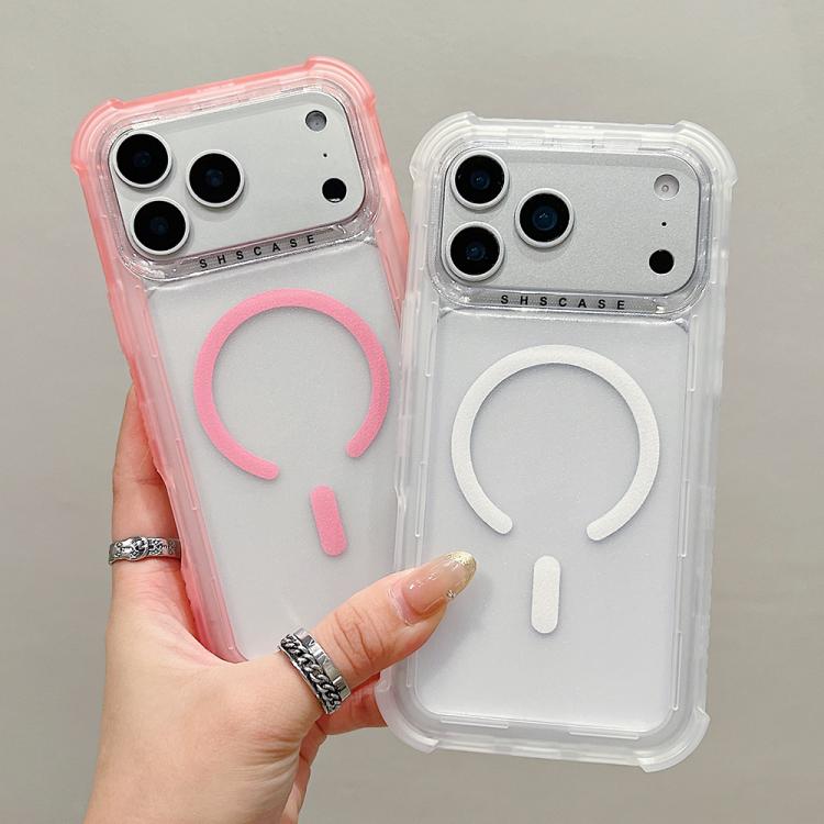Custodia ibrida 3 in 1 in TPU opaco trasparente con supporto MagSafe per telefono., For iPhone 15 Pro Max, For iPhone 15 Pro, For iPhone 15 Plus, For iPhone 15