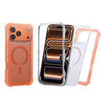 Custodia ibrida 3 in 1 in TPU opaco trasparente con supporto MagSafe per telefono., For iPhone 13 Pro Max, For iPhone 13 Pro, For iPhone 13, For iPhone 12 Pro Max
