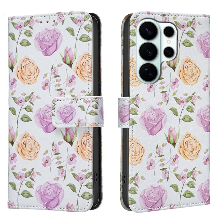 Custodia per telefono in pelle con stampa colorata BF42, For Galaxy S26 FE 5G, For Samsung Galaxy S26 Ultra 5G, For Samsung Galaxy S26 5G