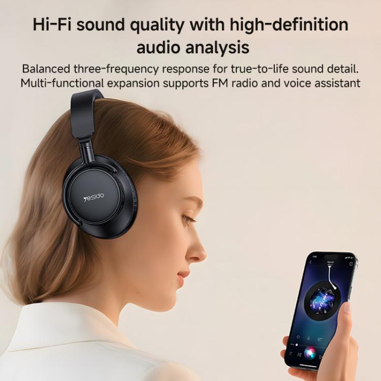 Cuffie wireless Bluetooth circumaurali Yesido EP12, EP12