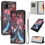 Custodia per telefono in pelle con motivo a colori, For Samsung Galaxy A22 4G / M32 4G, For Samsung Galaxy XCover 5, For Samsung Galaxy A22 5G / A22s 5G