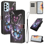 Custodia per telefono in pelle con motivo a colori, For Samsung Galaxy A53 5G, For Samsung Galaxy A73 5G, For Samsung Galaxy A33 5G