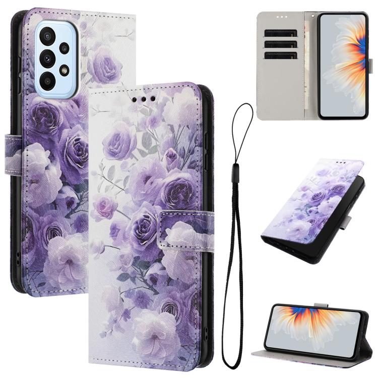 Custodia per telefono in pelle con motivo a colori, For Samsung Galaxy A53 5G, For Samsung Galaxy A73 5G, For Samsung Galaxy A33 5G