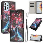Custodia per telefono in pelle con motivo a colori, For Samsung Galaxy A53 5G, For Samsung Galaxy A73 5G, For Samsung Galaxy A33 5G
