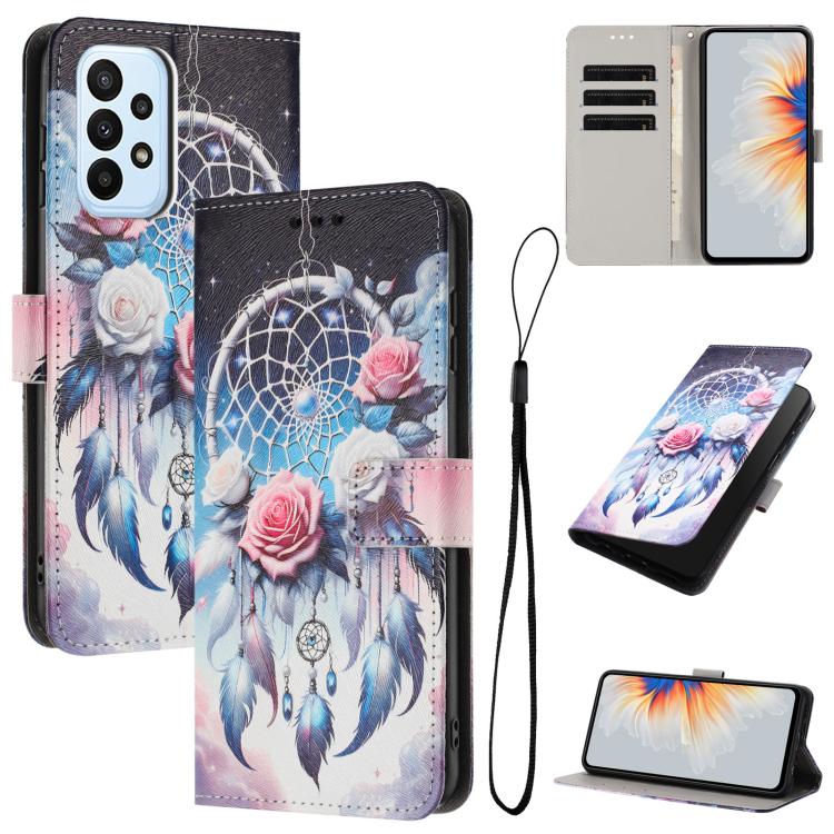 Custodia per telefono in pelle con motivo a colori, For Samsung Galaxy A53 5G, For Samsung Galaxy A73 5G, For Samsung Galaxy A33 5G
