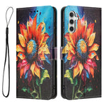 Custodia per telefono in pelle con motivo a colori, For Samsung Galaxy A54 5G, For Samsung Galaxy A13 4G / 5G, For Samsung Galaxy XCover6 Pro