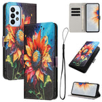 Custodia per telefono in pelle con motivo a colori, For Samsung Galaxy A53 5G, For Samsung Galaxy A73 5G, For Samsung Galaxy A33 5G