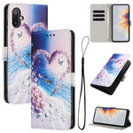 Custodia per telefono in pelle con motivo a colori, For Samsung Galaxy F16 5G / M16 5G, For Samsung Galaxy F06 5G / M06 5G, For Samsung Galaxy A06 4G / 5G
