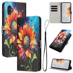 Custodia per telefono in pelle con motivo a colori, For Samsung Galaxy A54 5G, For Samsung Galaxy A13 4G / 5G, For Samsung Galaxy XCover6 Pro