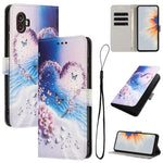 Custodia per telefono in pelle con motivo a colori, For Samsung Galaxy A54 5G, For Samsung Galaxy A13 4G / 5G, For Samsung Galaxy XCover6 Pro