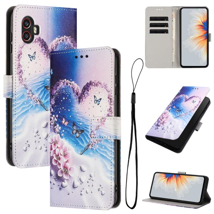 Custodia per telefono in pelle con motivo a colori, For Samsung Galaxy A54 5G, For Samsung Galaxy A13 4G / 5G, For Samsung Galaxy XCover6 Pro