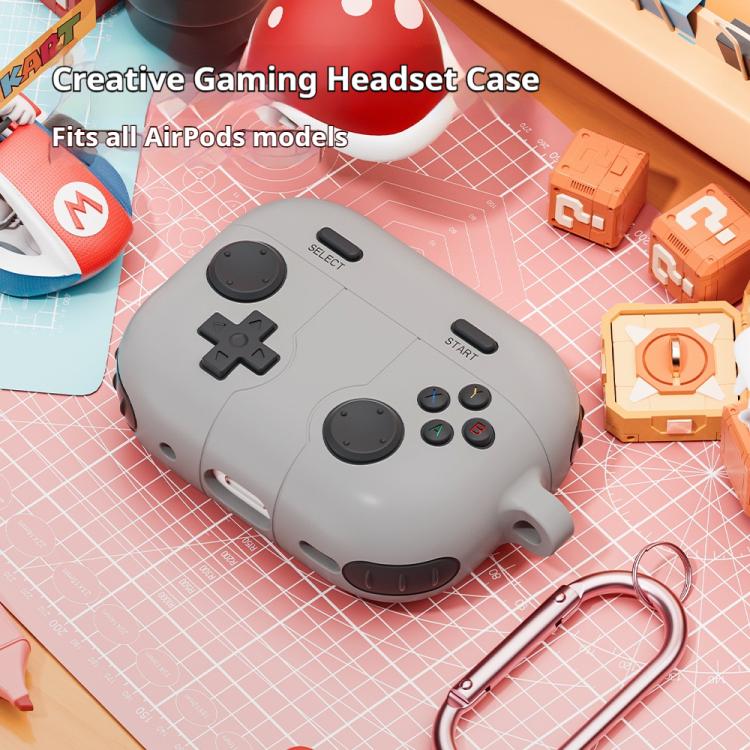 Custodia in silicone per auricolari wireless in stile console di gioco, For AirPods Pro 3
